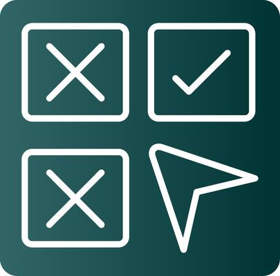 Selection Glyph Gradient Icon