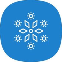 Firework Line Curve Icon Design vector