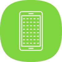 E Learning Line Curve Icon Design vector