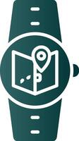 Maps Glyph Gradient Icon vector