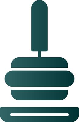 Tamper Glyph Gradient Icon