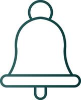 Bell Line Gradient Icon vector