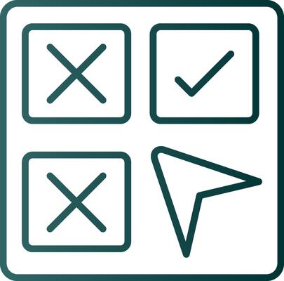 Selection Line Gradient Icon