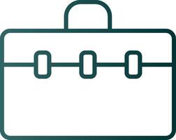 Suitcase Line Gradient Icon vector