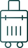 Bag Line Gradient Icon vector