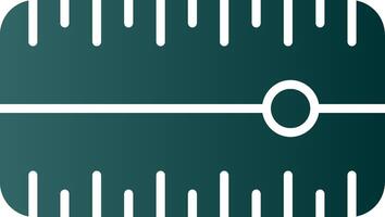 Dial Glyph Gradient Icon vector
