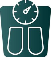 Scales Glyph Gradient Icon vector