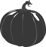 silueta calabaza Fruta negro color solamente vector