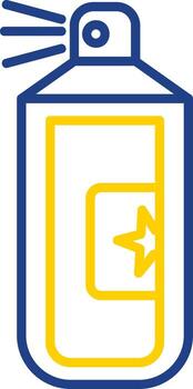 Silly Strings Line Two Colour Icon Design vector