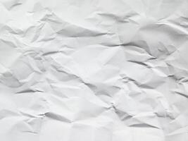 paper texture. white crumpled paper background photo