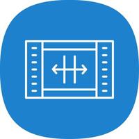 Resize Line Curve Icon Design vector