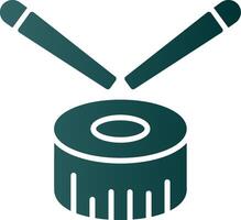 Sushi Glyph Gradient Icon vector