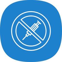 No Needle Line Curve Icon Design vector