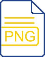 File Format Line Two Colour Icon Design vector