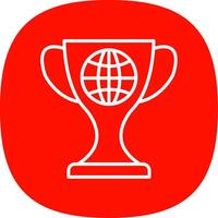 World Line Curve Icon Design vector