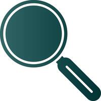 Magnifying Glass Glyph Gradient Icon vector
