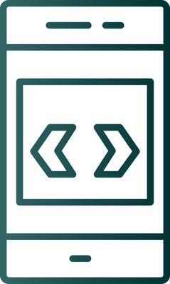 Arrow Line Gradient Icon