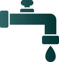 Faucet Glyph Gradient Icon vector