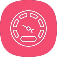 Gauge Line Curve Icon Design vector