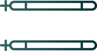 Sticks Line Gradient Icon vector
