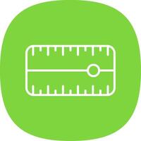 Dial Line Curve Icon Design vector