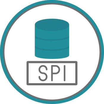 sql bases de datos plano circulo icono vector