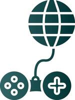 Internet Glyph Gradient Icon vector
