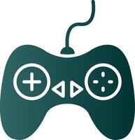 Controller Glyph Gradient Icon vector