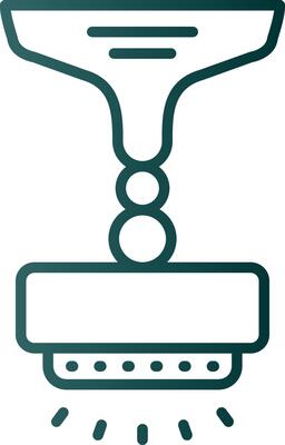 Lamp Line Gradient Icon