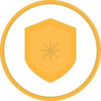 Secure Analytics Flat Circle Icon vector