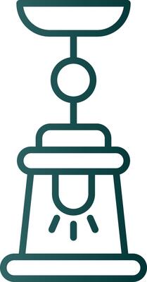 Lamp Line Gradient Icon