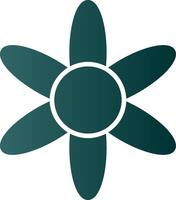 Amaryllis Glyph Gradient Icon vector