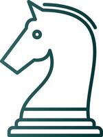 Chess Line Gradient Icon vector