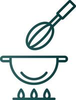 Cooking Line Gradient Icon vector