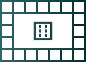 Board Games Line Gradient Icon vector