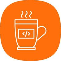 Computing Line Curve Icon Design vector