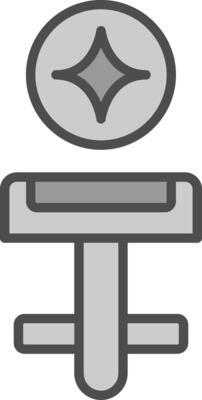 Cufflinks Line Filled Greyscale Icon Design