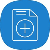 Plus Sign Line Curve Icon Design vector