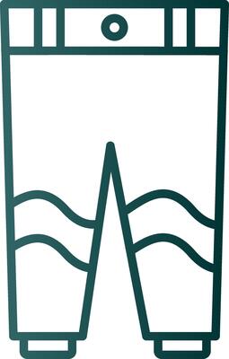 Trousers Line Gradient Icon