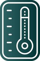 Thermometer Glyph Gradient Icon vector