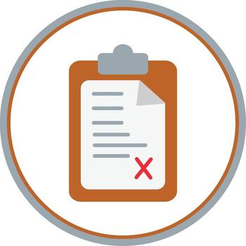 guía plana circulo plano circulo icono vector