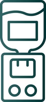 Water Dispenser Line Gradient Icon