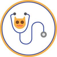 Veterinary Flat Circle Icon vector