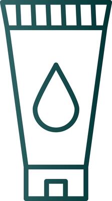 Face Wash Line Gradient Icon