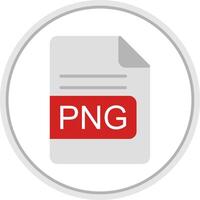 File Format Flat Circle Icon vector