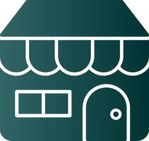 Find A Store Glyph Gradient Icon vector