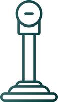 Gear Line Gradient Icon vector