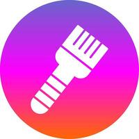 Basting Brush Glyph Gradient Circle Icon Design vector