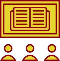 OnLine Circle Multi Circle Learning Vintage Icon Design vector