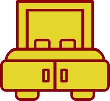 King Size Vintage Icon Design vector